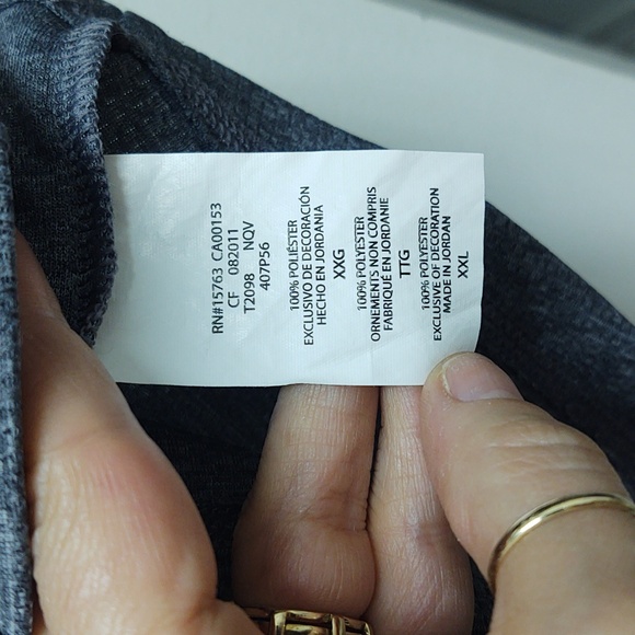 Champion~2XL~Men's Double Dry T-Shirt~Dark Grey - Picture 5 of 8